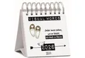Produktbild: Korsch Verlag Wandkalender Visual Words 2026
