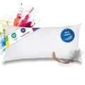 Produktbild: wometo Federkissen 100% Federn 40x80-600g Oeko-TEX Sofakissen Füllkissen Bezug Baumwolle weiß/Innenkissen/Kissenfüllung/Kopfkissen