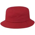 Produktbild: Stetson Organic Cotton Hut mit UV-Schutz Damen Herren 100% Bio-Baumwolle Knitterfrei Nachhaltig Bucket Hat Packable Anglerhut Frühjahr Sommer rot M (56-57 cm)