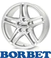Produktbild: 4x Borbet XR 6,5X16 5/112 ET22 Brilliant Silver