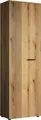 Produktbild: trendteam Garderobe PureBliss Garderobenschrank, Evoke Eiche Melamin/Schwarz, B/H/T ca. 60/196/36 cm