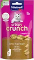 Produktbild: Vitakraft Crispy Crunch Classic, Katzen Leckerli, knuspriger Katzensnack gefüllt mit Malz, im wiederverschließbaren Beutel, ohne Zusatz von Zucker (1x 60g)