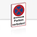 Produktbild: Absolutes Halteverbot Schild 20 x 30 cm Alu 3mm Alu-Dibond stabile Aluminiumv...