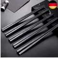 Produktbild: Annvchi EssStäbchen 10 Paar - Japanische Chopsticks Schwarz Stäbchen für As