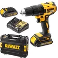 Produktbild: DeWalt Akku-Bohrschrauber DCD777S2T-QW, 18V / 1,5Ah, mit 2 Akkus, Ladegerät und Koffer