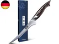 Produktbild: HOSHANHO Filetiermesser 18cm Küchenmesser, Profi Fischmesser und Ausbeinmesser,