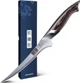 Produktbild: HOSHANHO Fischfiletmesser 18cm Ultrascharf Pakkaholzgriff