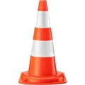 Produktbild: Wiltec Verkehrskegel 50cm Leitkegel Straßen Pylon Warnhütchen Warnkegel aus PVC