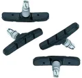Produktbild: Point Felgenbremse Point V-Brake Bremsschuhe 70 mm symmetrisch schwarz - 2 Paar, Alufelge