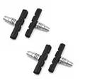 Produktbild: 4x Fahrrad V-Brake Bremsbeläge V-Break Bremsschuhe Bremsklötze 70mm Shimano Sram