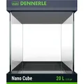 Produktbild: Dennerle Nano Cube, 20 Liter - 25 x 25 x 30 cm - Mini-Aquarium mit abgerundeten Ecken