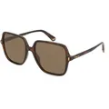Produktbild: Polaroid PLD 6219/S Damen-Sonnenbrille Vollrand Quadratisch Kunststoff-Gestell, braun