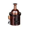 Produktbild: Crottendorfer Räucherkerzenofen Braukessel in braun - Hammerschlag - für Räucherkerzen Größe M