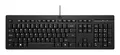 Produktbild: HP 125 G2 - Tastatur - 100% - Full Size - USB - QWERTY - International Englisch - Schwarz