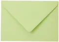 Produktbild: Clairefontaine 555472C - Packung mit 20 Umschläge Pollen gefüttert, Format C5 (16,2x22,9cm), 120g, ideal für Ihre Einladungen und Korrespondenz, Knuspergrün, 1 Pack