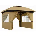 Produktbild: Outsunny - Pavillon - 335Lx335Wx285Hcm - Beige