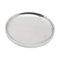 Produktbild: NKlaus Kerzenteller rund Aluminium silber poliert und der Durchmesser 12 cm 0,5 dick 10977