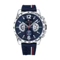 Produktbild: Herrenuhr TOMMY HILFIGER DECKER 1791476 Multifunktion Silikon Blau