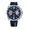Produktbild: Tommy Hilfiger Herren Armbanduhr 1791476 Multifunktion Silikonband blau