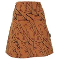 Produktbild: Guru-Shop Minirock A-Linien Rock aus Bio-Baumwolle, bequemer Rock.. alternative Bekleidung braun S