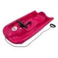 Produktbild: KHW Snow Flyer Schlitten | Pink | HDPE Kunststoff | Lenkbarer Kinder-Schlitten ab 6 Jahren | Metallbremse & ergonomischer Sitz | TÜV-geprüft, Spiel gut Siegel | bis 80 kg belastbar