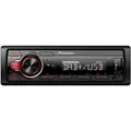 Produktbild: Pioneer MVH-130DAB, 1-DIN-Autoradio mit RDS und DAB+, USB, AUX-Eingang, geringe Einbautiefe