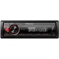 Produktbild: Pioneer MVH-130DAB Autoradio schwarz UKW/DAB+, RDS, Aux IN, DOT-Matrix-Display