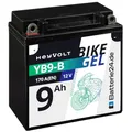Produktbild: HeyVolt GEL Motorradbatterie 12V 9Ah 12N9-4B-1 YB9-B CB9-B 50914 12-9-4B-1 JMB9-B