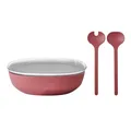 Produktbild: Mepal Servierschale mit Deckel & Salatbesteck Silueta 4000 ml