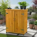 Produktbild: Geräteschrank Aufbewahrungsschrank Holz Gartenhaus Gartenschuppen