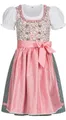 Produktbild: Nübler Dirndl Kinderdirndl 3-teilig Nina in Weiß von Nübler 3 teiliges Set aus Dirndl, Bluse und Schürze