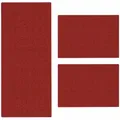 Produktbild: Karat - Sisal-bettumrandung Sylt 3-teilig Rot 1 Läufer: 67 X 250 Cm + 2 Brücken: Je 67 X 140 Cm