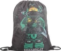 Produktbild: LEGO ninjago Lloyd - Sack Mit Verschluss Mit Kordeln, 10L - Schwarz-Grün