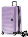 Produktbild: Hauptstadtkoffer Mitte - Großer Hartschalenkoffer + Digitaler Namensschild, TSA, 4 Rollen, Check-In Gepäck mit XL-Erweiterung, Reisegepäck 77cm, Koffer bis 23kg Gepäck, 130 Liter, Flieder