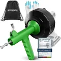 Produktbild: Rohrreinigungsspirale [7,5m] - Automatik Funktion (Neu) - Ideale Abflussspirale mit automatischer Zuführung - Die Rohrspirale für echte Heimwerker!