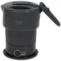Produktbild: Adler AD 1377 Reise Wasserkocher 0,6 L faltbares Silikongehäuse Camping grau