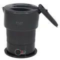 Produktbild: Adler AD 1377 Reise Wasserkocher 0,6 L faltbares Silikongehäuse Camping grau