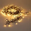 Produktbild: 3.12 Büschel Lichterkette warmweiß 8 Funktionen und Timer - 192 LED / 2,4m