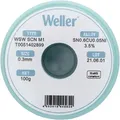 Produktbild: Weller - T0051402899 Lötzinn, bleifrei bleifrei, Spule Sn0,6Cu0,05Ni 100 g 0.30 mm