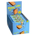 Produktbild: PiCK UP! Choco&Milk (24 x 28 g), Keksriegel mit knackiger Milchschokolade und Milchcreme zwischen zwei Keksen, der Snack für unterwegs, Thekenaufsteller mit 24 Stück