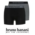 Produktbild: bruno banani - Boxer Short- 2er Pack- schwarz/grau - Größe L / 6