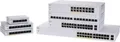 Produktbild: Cisco CBS110, Unmanaged, L2, Gigabit Ethernet (10/100/1000), Power over Ethernet (PoE), Rack-Einbau, Desktop