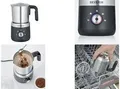 Produktbild: Severin SM 3588 SM 3588 Milchaufschäumer Edelstahl (gebürstet), Schwarz (matt) 550 W (SM 3588)