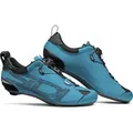 Produktbild: Sidi Road Tri Sixty 43 Petrol - Triathlon-Rennradschuh mit C-BOOST Carbonsohl... - Blau - 43