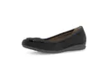 Produktbild: Gabor Damen Klassische Ballerinas, Frauen Flats,Moderate Mehrweite (G),Ausgehschuhe,Abendschuhe,Slip-ons,Ballerinen,schwarz,39 EU / 6 UK