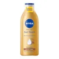Produktbild: NIVEA Sun Touch Body Lotion (400 ml), Pflegelotion mit sanftem Bräunungseffekt ohne Streifen, feuchtigkeitsspendende Körpercreme mit Ginkgo-Extrakt und Traubenkernöl