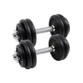 Produktbild: SONGMICS Gusseisen Kurzhantel-Set 30 kg SYL30T