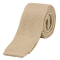 Produktbild: schmale Strickkrawatte 5 cm - beige