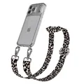 Produktbild: MagSafe Handyhülle mit Band für Apple iPhone 17 Pro Max Umhängekette Leo -Silber