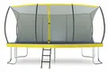 Produktbild: Zero Gravity Ovale Trampoline, 305x213/366x244/457x305 cm, TÜV GS geprüft, Smartes Klappnetz für schnellen Auf- und Abbau, Trampolin Outdoor Komplett-Set inkl. Leiter, Aufbauvideo, Ultima 5